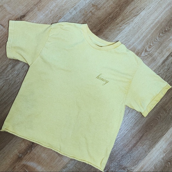 Brandy Melville Tops - BRANDY MELVILLE ALEENA HONEY TOP